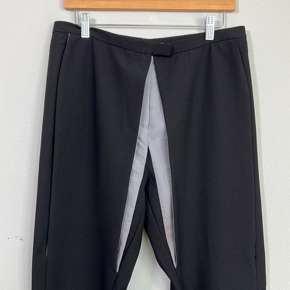ANNE DE GRUFF COUTURE BLACK AND GREY TROUSERS WITH LAYERED DESIGN - Picture 4 of 7